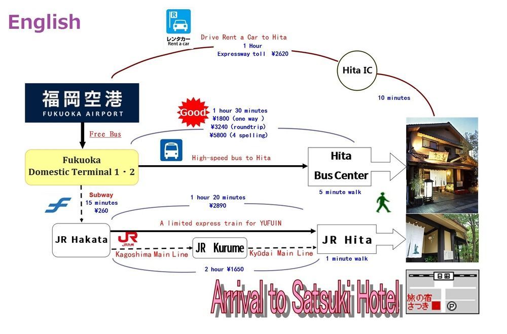Tabi No Yado Satsuki Otel Hita Dış mekan fotoğraf